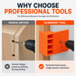 Wardrobe Cabinet Side Filler Panel Installation Locator and Stepped Positioning Plate for Precise Hole Alignment