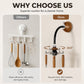 Rotating Vacuum Suction Kitchen Utensil Holder