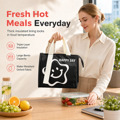📢📢BUY 1 GET 1 FREE！！⏰Insulated Thickened Lunch Bag