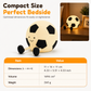Rechargeable Soccer Shaped Silicone Tap Night Light Eye Caring Nursery Lamp for Kids Bedroom