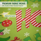 4PCS Waterproof Christmas Shower Curtain Set