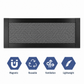 Magnetic Floor Vent Cover PVC Mesh Screen for Home Wall and Ceiling Vents Dustproof Shield