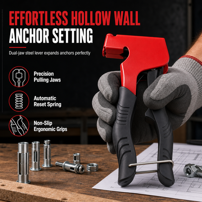 📢📢50% OFF !! ⏰Manual Rivet Nut Gun and Petal Nut Tightening Tool for M3-M8 Hollow Wall Anchors