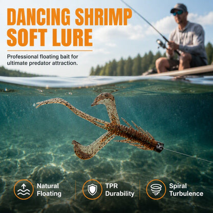 📢📢50% OFF !! ⏰Realistic Floating Shrimp Soft Lures