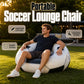 📢📢50% OFF !! ⏰⚽ Inflatable PVC Soccer-Shaped Sofa 🛋️– Fun Football Design, Durable & Portable Lounger for Game Room, Party, Bedroom & Match Nights ✨