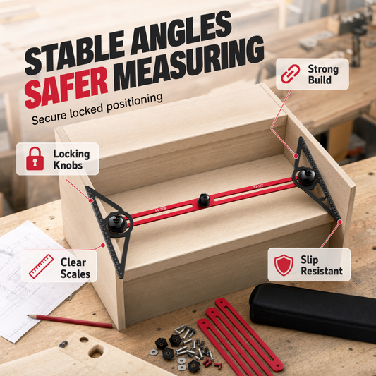 📢📢40% OFF !! ⏰Multi-Function Woodworking Marking Tool Kit