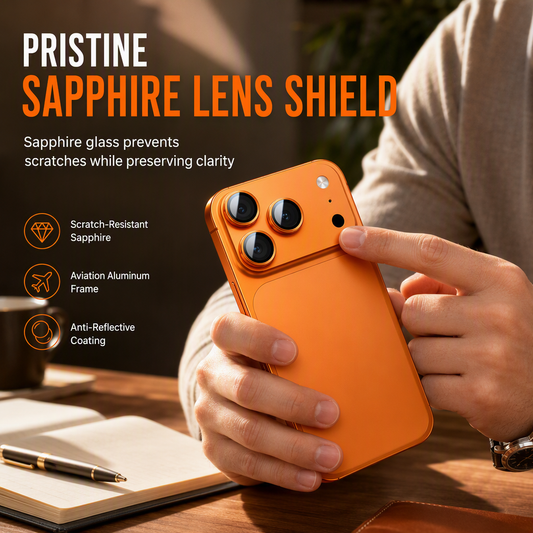 📢📢50% OFF !! ⏰Integrated Metal Armor Camera Lens Protector with CD Texture Lens Protection Film