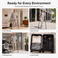 📢📢40% OFF !! ⏰ Folding Forearm Crutches – Non-slip & mobility aid ✨
