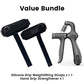 Non-Slip Silicone Grip Weightlifting Straps