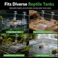 📢📢50% OFF !! ⏰ Hanging Turtle Basking Platform – Clear Acrylic, Non-slip Ramp, Adjustable Mount ✨