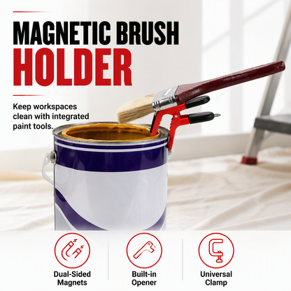 📢📢50% OFF !! ⏰Magnetic Paint Brush Clip – Double-Sided, Universal Holder