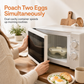 📢📢BUY 1 GET 1 FREE !! ⏰Double Compartment Microwave Egg Steamer Box Kitchen Egg Cooking Mold