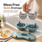 📢📢BUY 1 GET 1 FREE !! ⏰Double Compartment Microwave Egg Steamer Box Kitchen Egg Cooking Mold