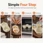 📢📢BUY 1 GET 1 FREE !! ⏰Double Compartment Microwave Egg Steamer Box Kitchen Egg Cooking Mold