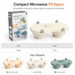 📢📢BUY 1 GET 1 FREE !! ⏰Double Compartment Microwave Egg Steamer Box Kitchen Egg Cooking Mold