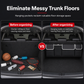 📢📢50% OFF !! ⏰Multifunctional Oxford Cloth Car Trunk Organizer Backseat Hanging Storage Bag for SUV Black 90x12x25cm