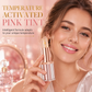 📢📢50% OFF !! ⏰Gold Foil Temperature Color Changing Lip Balm💄 – Moisturizing Custom Pink Tint with Glossy Gold Finish ✨