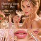 📢📢50% OFF !! ⏰Gold Foil Temperature Color Changing Lip Balm💄 – Moisturizing Custom Pink Tint with Glossy Gold Finish ✨