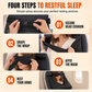 📢📢50% OFF !! ⏰Integrated Memory Foam Travel Pillow and 3D Blackout Sleep Eye Mask Set for Travel Neck Support