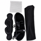 📢📢50% OFF !! ⏰Integrated Memory Foam Travel Pillow and 3D Blackout Sleep Eye Mask Set for Travel Neck Support