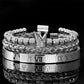 📢📢50% OFF !! ⏰Men's Stainless Steel Crown Bracelet 3-Piece Set