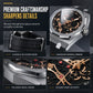 📢📢50% OFF !! ⏰Men's Sport Quartz Watch with Mechanical Style Luminous Hands Date Calendar and Water Resistance