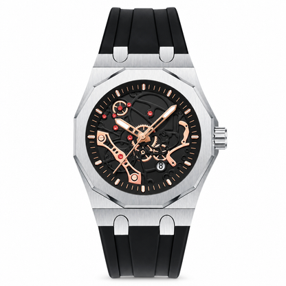 📢📢50% OFF !! ⏰Men's Sport Quartz Watch with Mechanical Style Luminous Hands Date Calendar and Water Resistance
