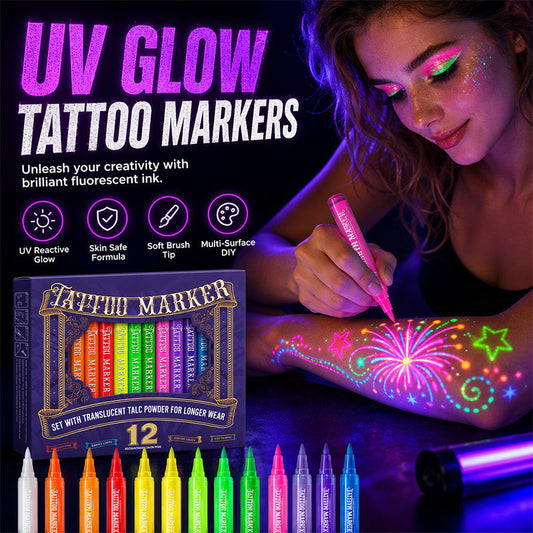 📢📢50% OFF !! ⏰Glow Party Tattoo Pens