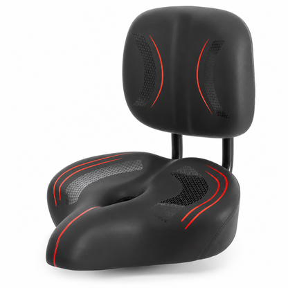 📢📢50% OFF !! ⏰ Wide Bicycle Saddle – Backrest & oversized comfort for e-bikes ✨