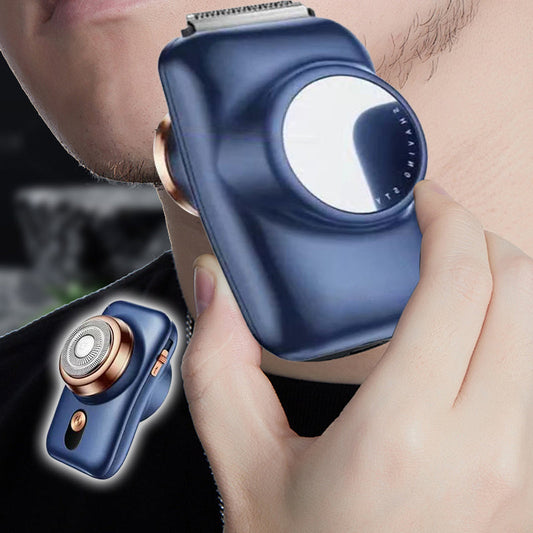 📢📢40% OFF !! ⏰3-in-1 Travel Portable Electric Razor - Razor, Hair Cutter & Mirror