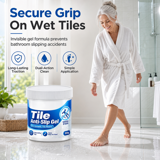 📢📢50% OFF !! ⏰Anti Slip Gel for Household Ceramic Tiles Slip Resistant Floor Gel to Enhance Grip 100g