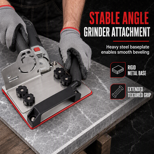 📢📢50% OFF !! ⏰Portable 45 Degree Tile Chamfering Bracket for Type 100 Angle Grinder
