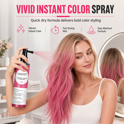 📢📢50% OFF !! ⏰ Temporary Hair Color Spray — Instant Vivid Color, 80ml