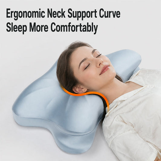 📢📢50% OFF !! ⏰Ergonomic Memory Foam Pillow Slow Rebound Cervical Neck Support Cushion
