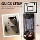 📢📢40% OFF !! ⏰Over-the-Door Basketball Laundry Hamper