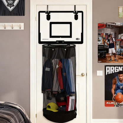 📢📢40% OFF !! ⏰Over-the-Door Basketball Laundry Hamper