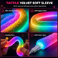 📢📢50% OFF !! ⏰360 Degree Round Glowing Plush Neon LED Strip Light RGB Chasing Flowing Effect Light with Bluetooth App and Remote Control