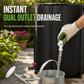 📢📢40% OFF !! ⏰50L Portable Collapsible Barrel Water Storage Tank