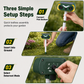 📢📢50% OFF !! ⏰Solar Powered Outdoor Waterproof Ultrasonic Animal Repeller with Flame Light and Siren Alarm High Power Variable Frequency Rodent Deterrent