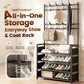 📢📢50% OFF !! ⏰Multi-Functional Entryway Shoe & Coat Rack