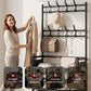 📢📢50% OFF !! ⏰Multi-Functional Entryway Shoe & Coat Rack