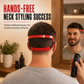 📢📢50% OFF !! ⏰Red 4-Piece Beard Shaping Tool and Hair Styling Comb Set with Neckline Hair Trimming