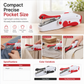 Mini Handheld Electric Sewing Machine Portable Household Sewing Device for Thick Fabrics