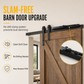 Sliding Barn Door Soft Close Mechanism POM Material Track Buffer Damper Kit with No-Drill Installation