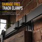 Sliding Barn Door Soft Close Mechanism POM Material Track Buffer Damper Kit with No-Drill Installation