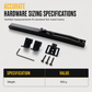 Sliding Barn Door Soft Close Mechanism POM Material Track Buffer Damper Kit with No-Drill Installation