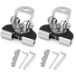 📢📢50% OFF !! ⏰1 Pair Car Engine Hood LED Light Bar Mounting Brackets Clamp Holders for Work Lights Modification