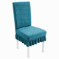 📢📢50% OFF !! ⏰Stretch Jacquard Dining Chair Cover Thickened Full Coverage Straight Back Slipcover Cat Scratch Resistant and Durable