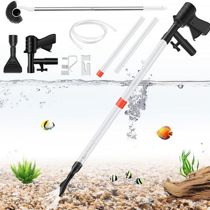 📢📢40% OFF !! ⏰Pneumatic Aquarium Water Changer Kit