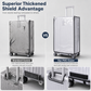 📢📢50% OFF !! ⏰Thickened Waterproof Clear Luggage Cover Wear Resistant Transparent Suitcase Protective Dust Cover